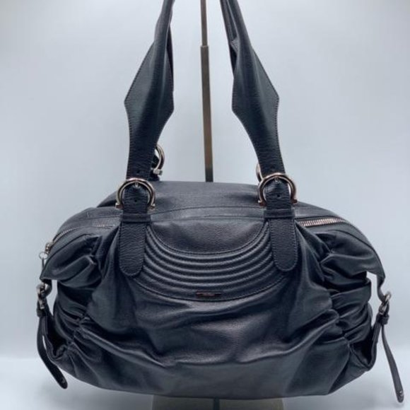 Salvatore Ferragamo Handbags - SALVATORE FERRAGAMO LEATHER SATCHEL